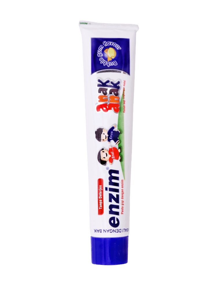 Pasta gigi enzim anak anak bubble gum flavour